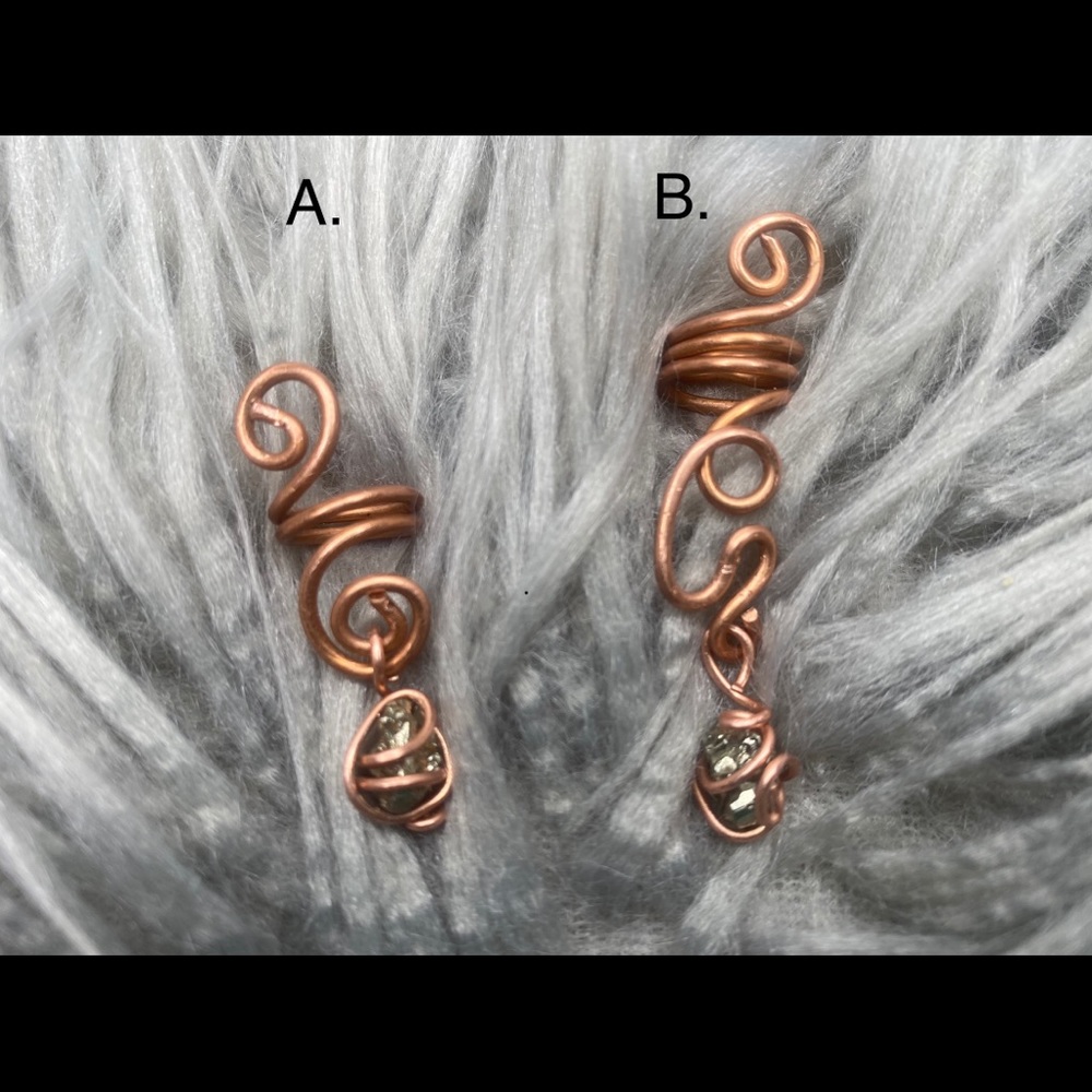 Pyrite Braid & Dreadlock Accessories